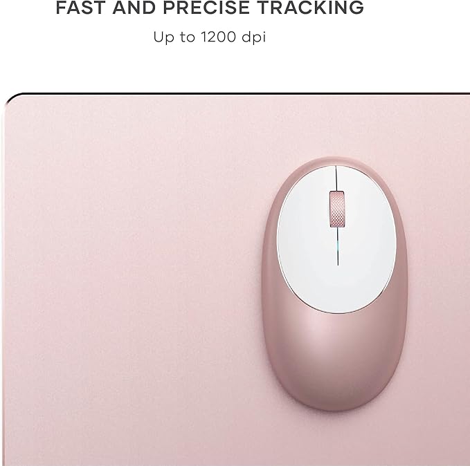 Satechi M1 Wireless Bluetooth Mouse, USB-C Rechargeable, Compact & Portable