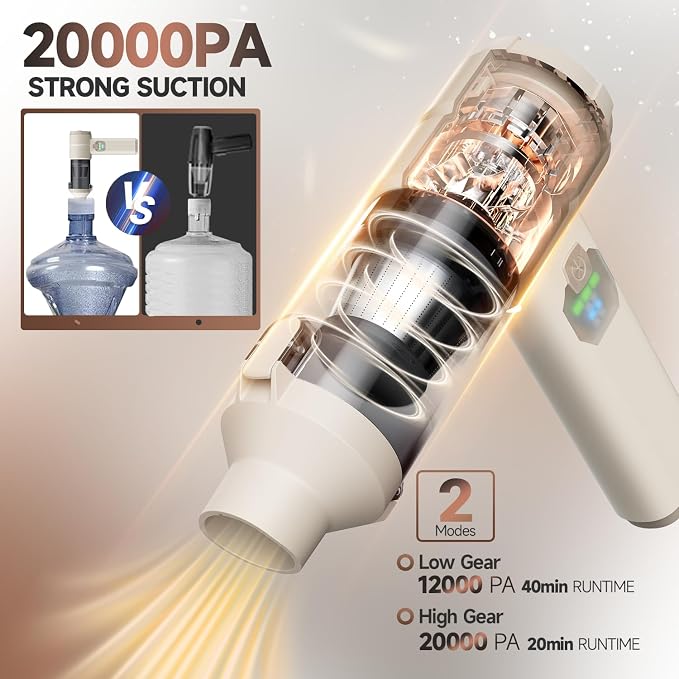 Car Vacuum, Handheld Car Vacuum Cleaner Cordless