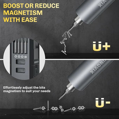 3.7V Precision Electric Screwdriver Set, 50 IN 1 Small Power Magnetic Storage