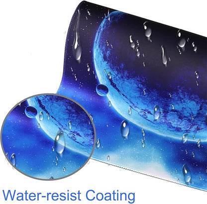 Naukay Gaming Mouse Pad, 31.5x15.7 inch Large Extended Computer Keyboard Mouse