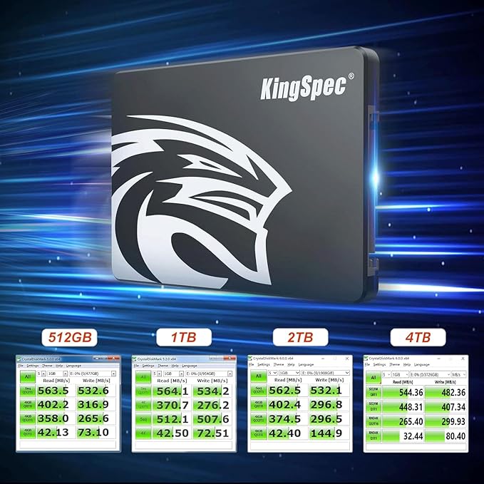 KingSpec 2TB 2.5 SSD SATA III Internal