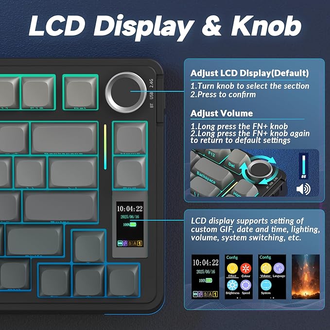 AULA S75 PRO Wireless Gaming Keyboard