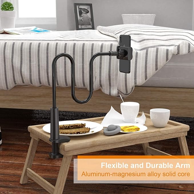 Phone Holder Bed Gooseneck Mount