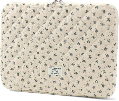 Puffy Laptop Sleeve 13-15.6 Inch Cute Quilted Laptop Protective Case Padded