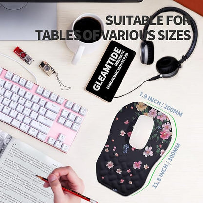 Ergonomic Raised Mouse Pad Wrist Support