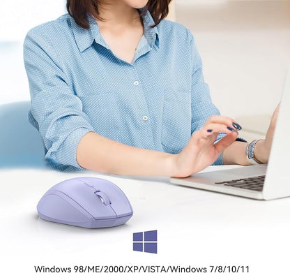 TECKNET Bluetooth Mouse, 4800 DPI Wireless Mouse, 2-Year Battery 6 Adjustable