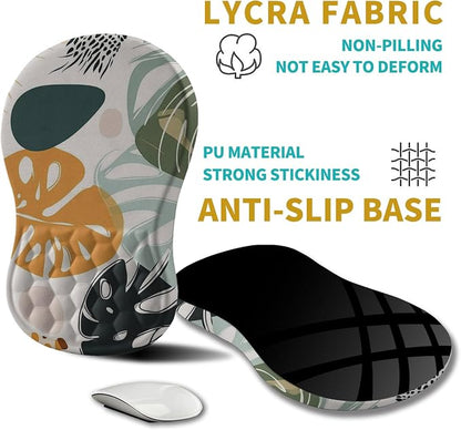 Hokafenle Ergonomic Mouse Pad Wrist Support, Wrist Rest Mousepad