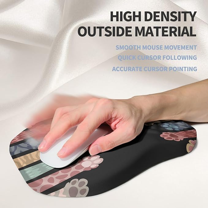 Ergonomic Raised Mouse Pad Wrist Support