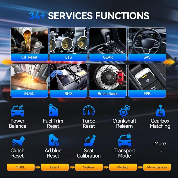 MUCAR 892BT AI-Assisted Bidirectional Scan Tool, Full System OBD2 Scanner