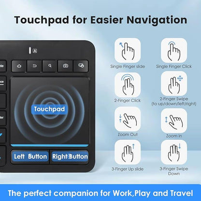 Multi-Device Wireless Bluetooth Keyboard