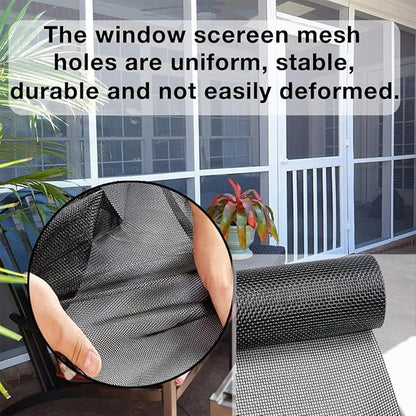 48inch*100ft Window Screens Replacement, Cuttable Fiberglass Roll Screens Door