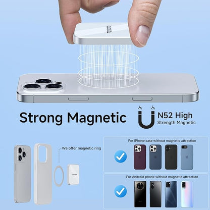 500GB Magnetic External SSD, 2000MB/s Type-C USB 3.2 Gen 2x2 Portable SSD