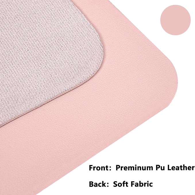 PU Leather Desk Pad Protector Gaming Mouse Pad Non Slip Desk Mat