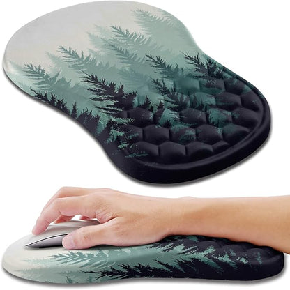 Hokafenle Ergonomic Mouse Pad Wrist Support, Wrist Rest Mousepad