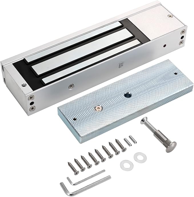 Waterproof Electric Magnetic Fingerprint Door Access Control Kit - 1200 lb