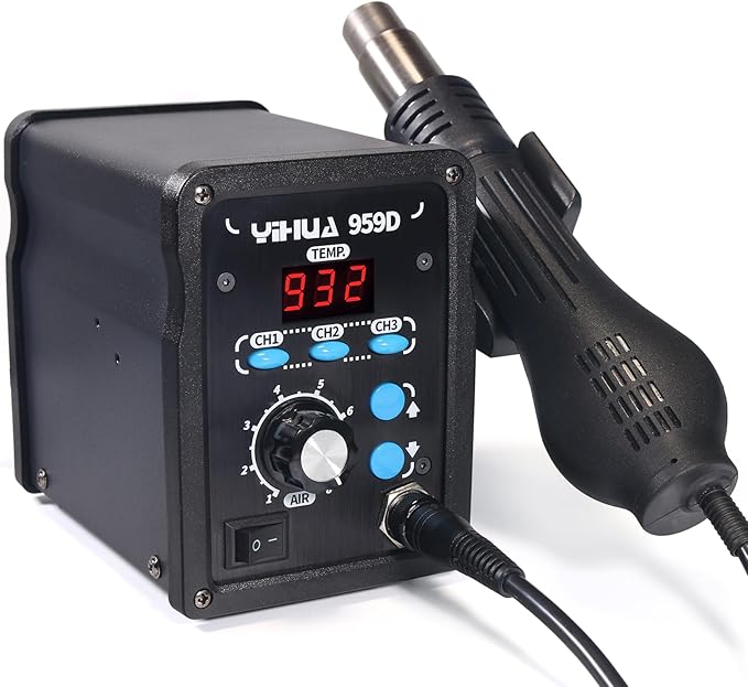 YIHUA 959D-Digital Hot Air Rework Station, High Power