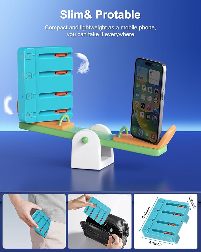 Charger for Nintendo Switch 2 and Switch 1 Controller, Horizontal Charging Dock