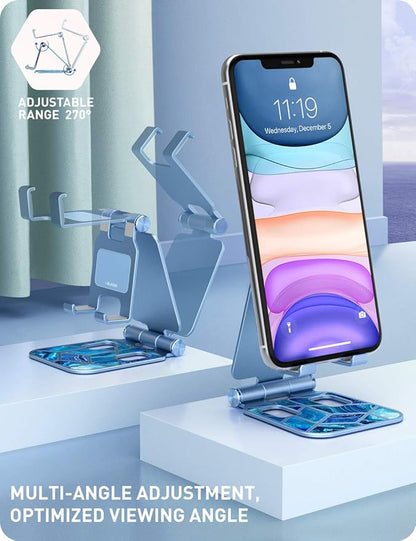 i-Blason Cell Phone Stand for Desk, Cell Phone Holder, Fits All Smart Phones