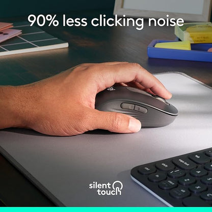 Logitech Left Handed Wireless Mouse Signature M650 L Full Size