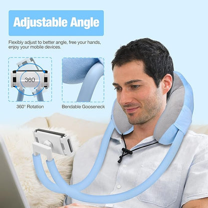 Moko Neck Phone Holder, Lazy Gooseneck Phone Pillow Holder Bracket,