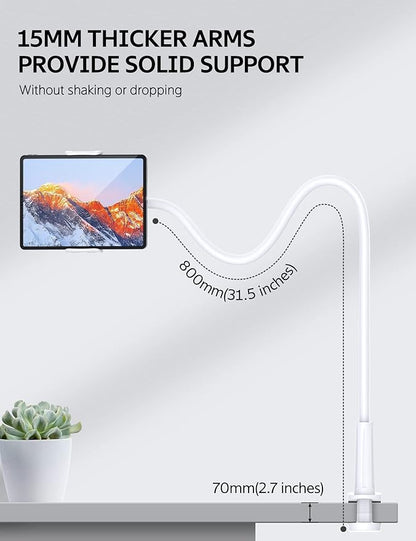 SHAWE Gooseneck Tablet Holder Phone Stand, Flexible Tablet Mount