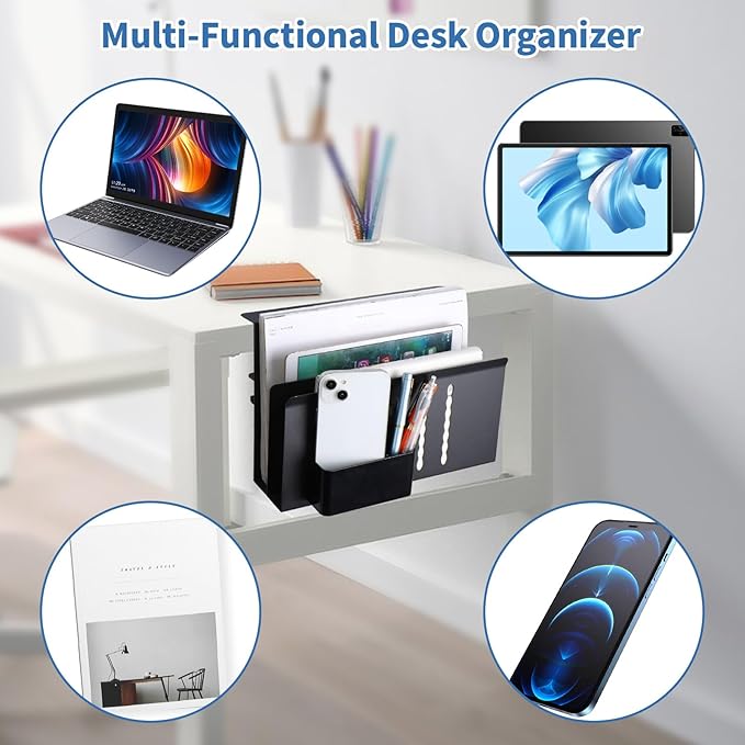 2 Tier Desk side storage, Desk Laptop Holder