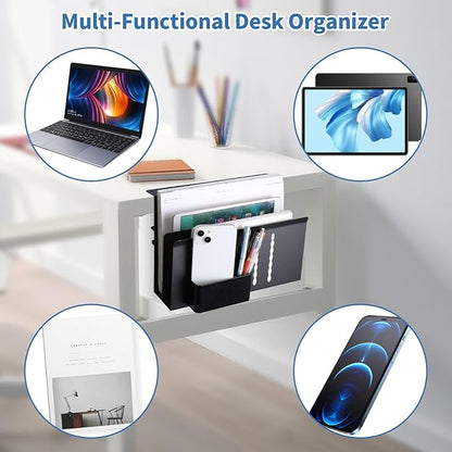 2 Tier Desk side storage, Desk Laptop Holder
