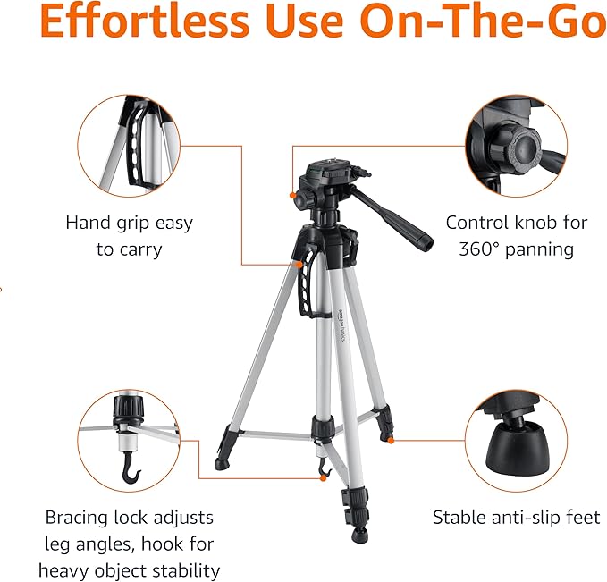 Amazon Basics 60 inch Lightweight Tripod