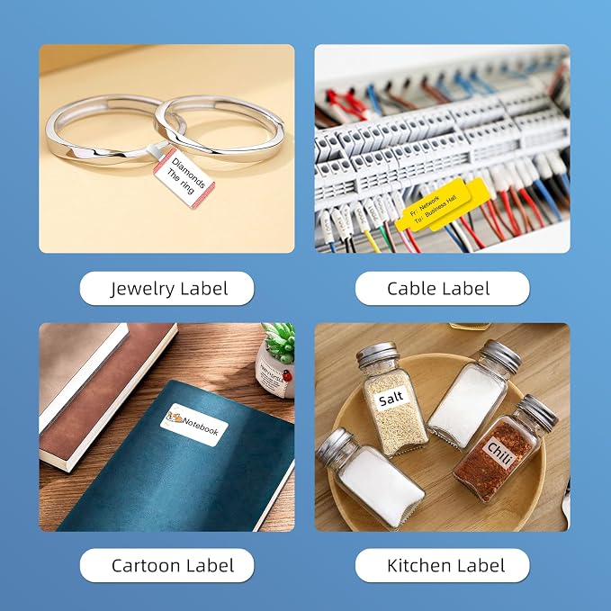 PUQU 30x20mm Direct Thermal Sticker Labels, Self-Adhesive All-Purpose Label
