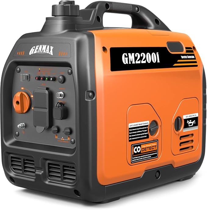 GENMAX Generator，EPA Compliant, Eco-Mode Feature, Ultra Lightweight