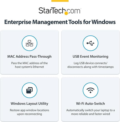 StarTech.com USB-C Triple Monitor Docking Station