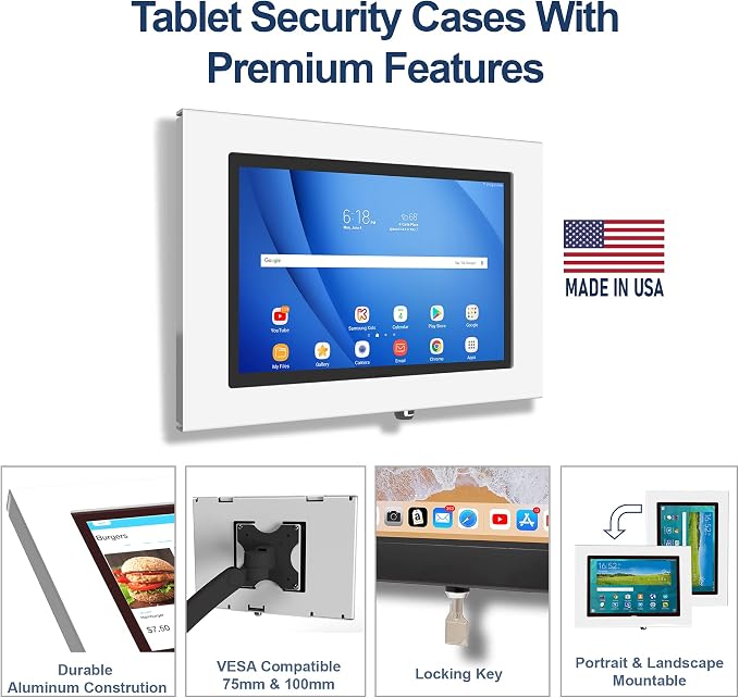 TABcare Locking Anti-Theft Metal Case