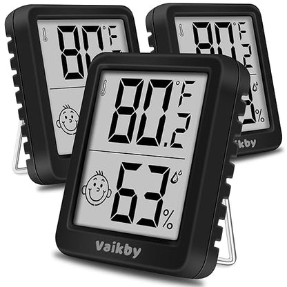 Indoor Humidity Meter Hygrometer 3Pack, Room Thermometer