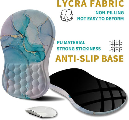 Hokafenle Ergonomic Mouse Pad Wrist Support, Wrist Rest Mousepad