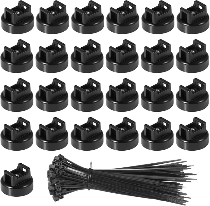 Magnetic Cable Zip Tie Mounts, Wire Management Bases