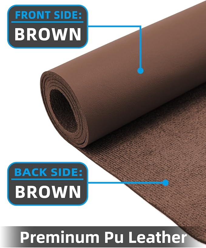 Leather Desk Pad Protector, Mouse Pad, Non-Slip PU Leather Desk Blotter