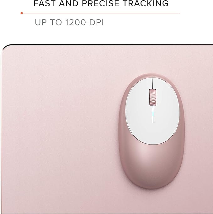 Satechi M1 Wireless Bluetooth Mouse, USB-C Rechargeable, Compact & Portable