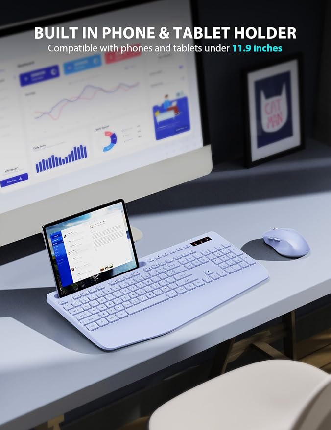 Wireless Keyboard and Mouse Combo