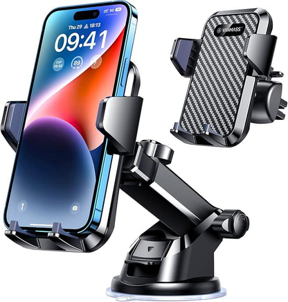 VANMASS 【85+LBS Strongest Suction & Military-Grade 2025 Ultimate Car Phone