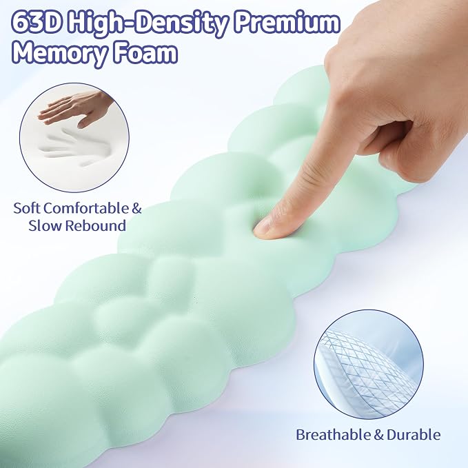 Cloud Wrist Rest Keyboard, Cloud Keyboard Wrist Pad Set