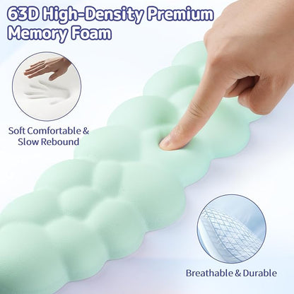 Cloud Wrist Rest Keyboard, Cloud Keyboard Wrist Pad Set