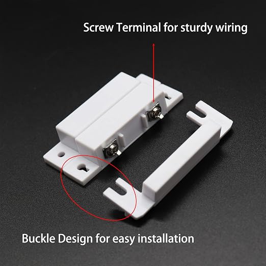Magnetic Reed Switch NC Surface Mount Wired Door Window Contact Sensor