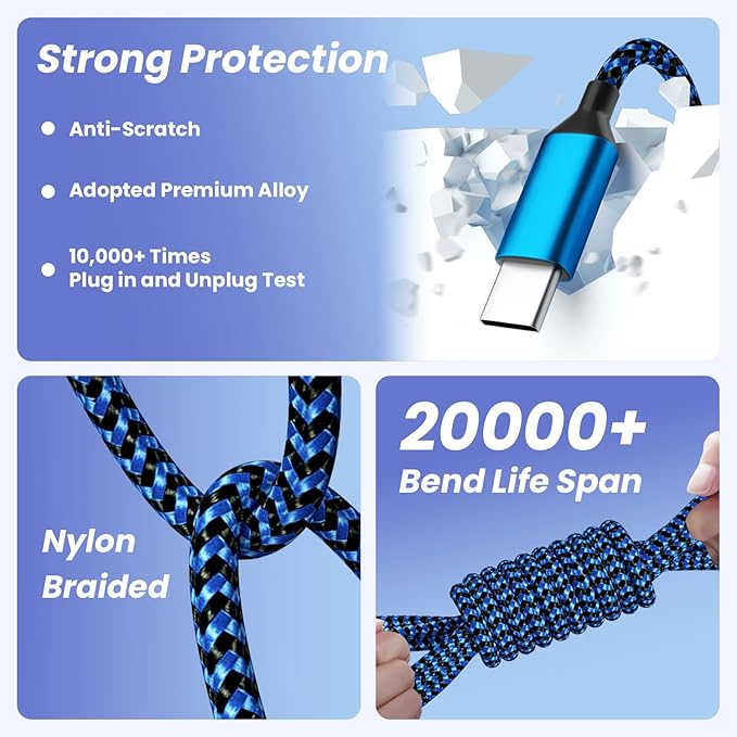 Multi Charging Cable, 3 in 1 Charging Cable