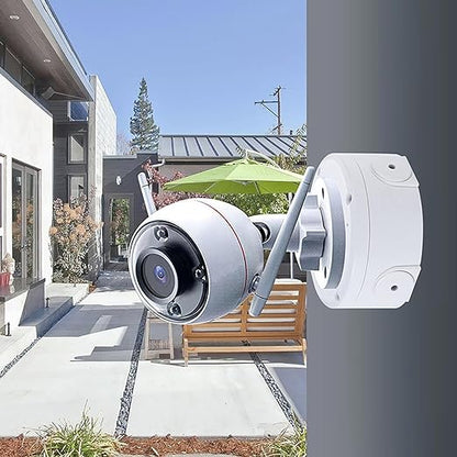 Universal Bullet Security Camera Junction Box Mount Bracket Plastic Rainproof