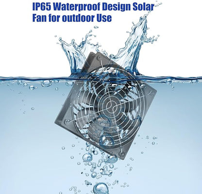 MARBERO 4.7 Inch Solar Powered Fan Kit, 15W Solar Panel