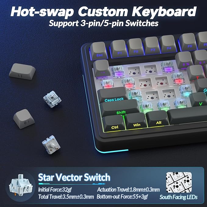 AULA S75 PRO Wireless Gaming Keyboard