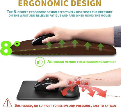 Hokafenle Ergonomic Mouse Pad Wrist Support