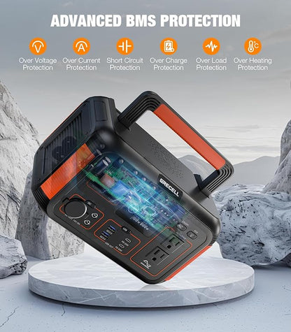 GRECELL Portable Solar Generator 500W