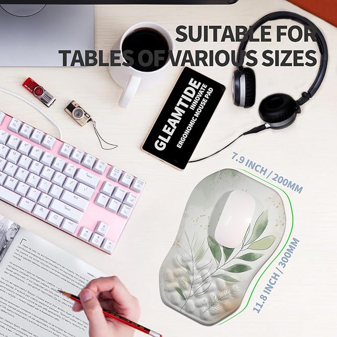 Ergonomic Raised Mouse Pad Wrist Support