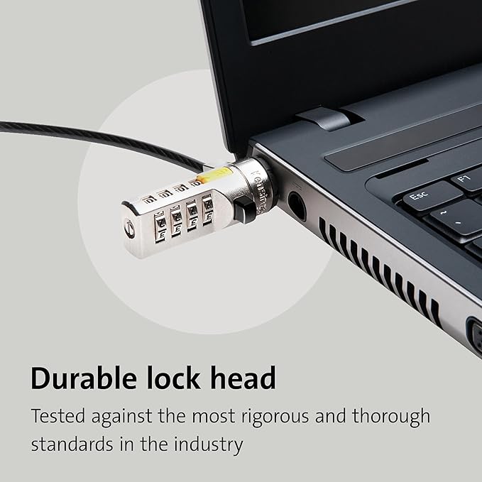 Kensington Combination Cable T-Bar Standard Lock Slot